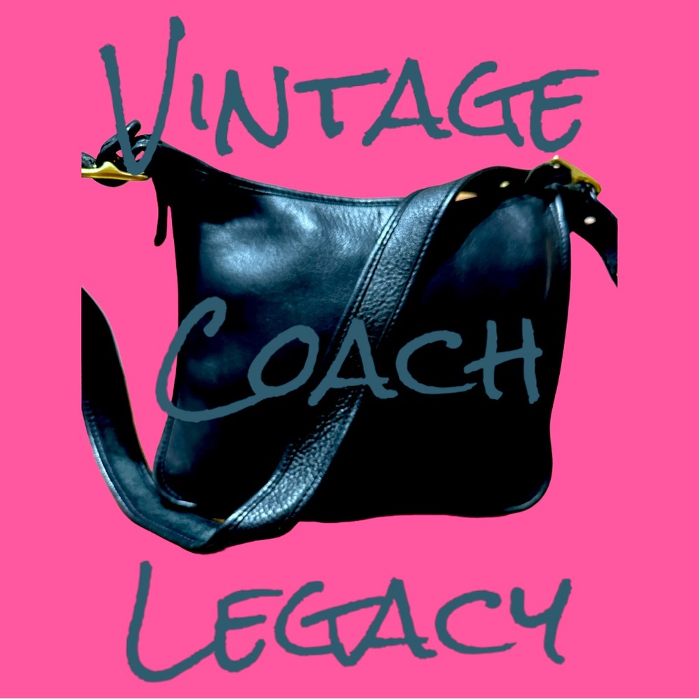 Coach Vintage Legacy Bag Rare Black